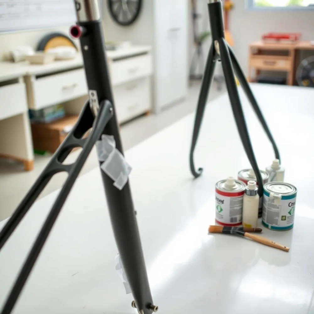 Malowanie ramy rowerowej cennik