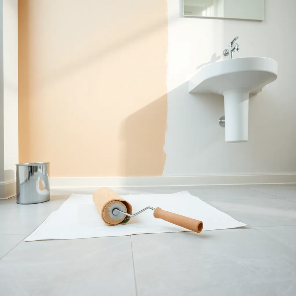 malowanie ścian w łazience