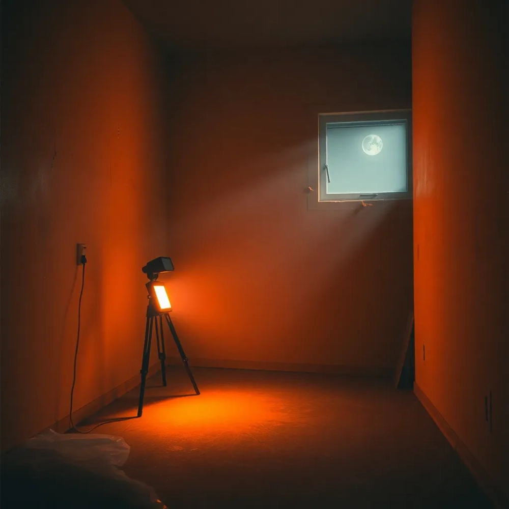 Malowanie ścian w nocy