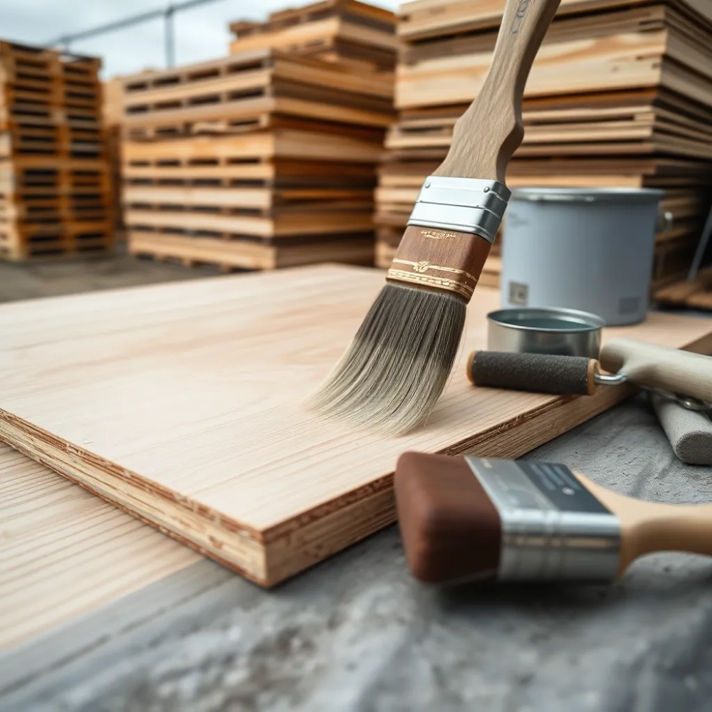 Malowanie sklejki na zewnątrz