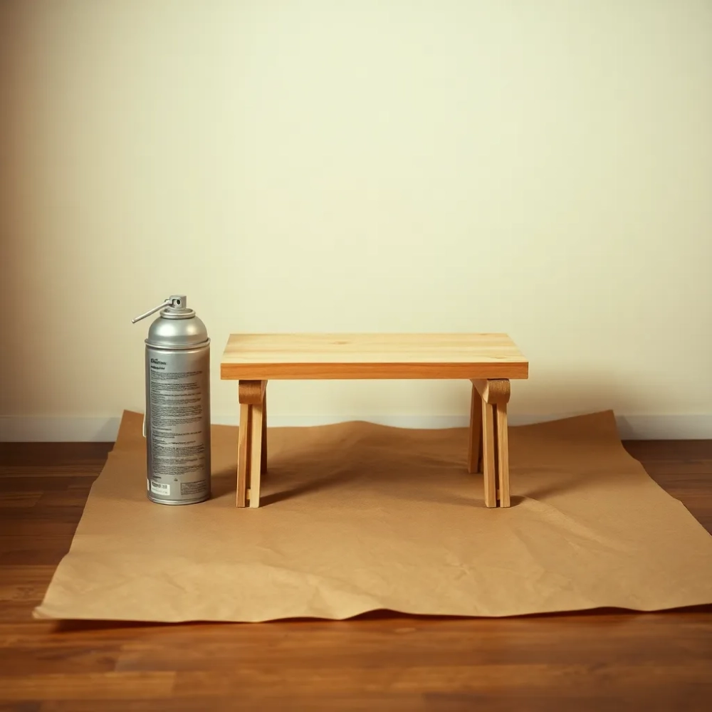 Malowanie sprayem w domu