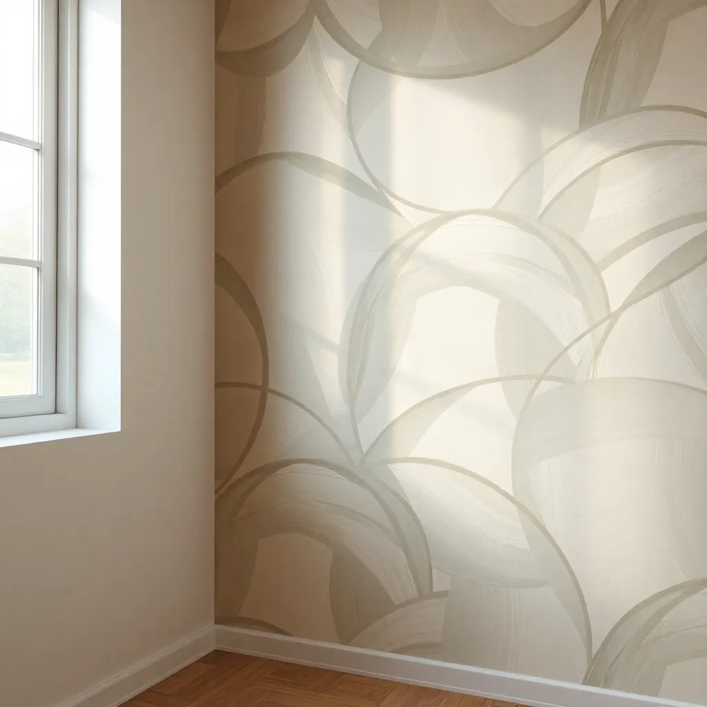 Malowanie wzorów na ścianie