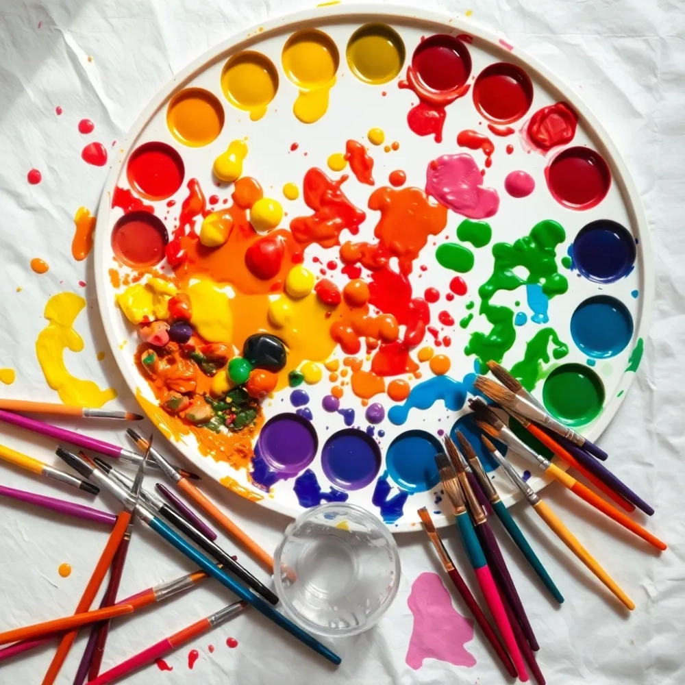 Malowanie z dwulatkiem