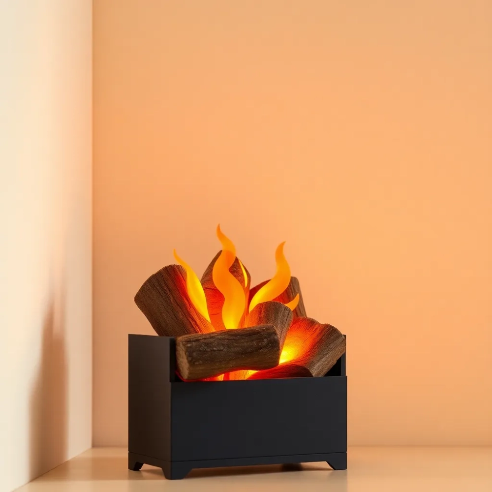 Mały kominek ozdobny