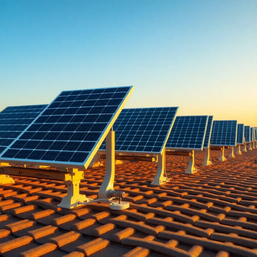 Montaż fotowoltaiki na dachu płaskim