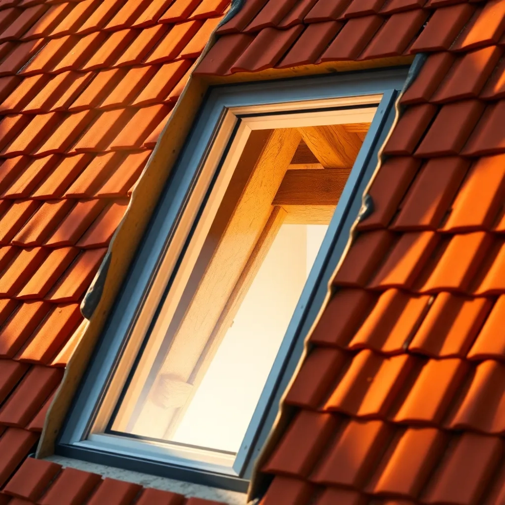 Montaż okna dachowego w dachówce