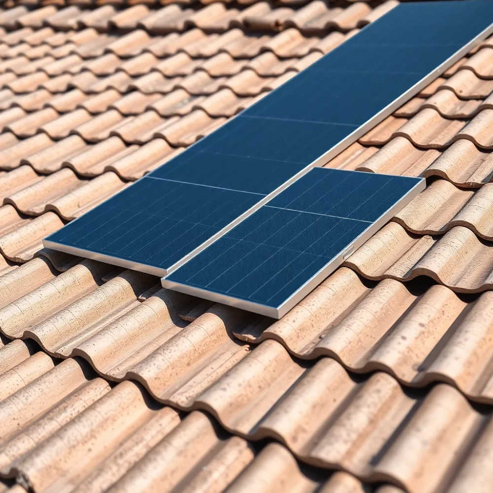 Montaż paneli fotowoltaicznych na dachówce płaskiej