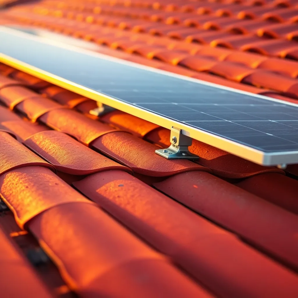 Montaż paneli fotowoltaicznych na dachówce