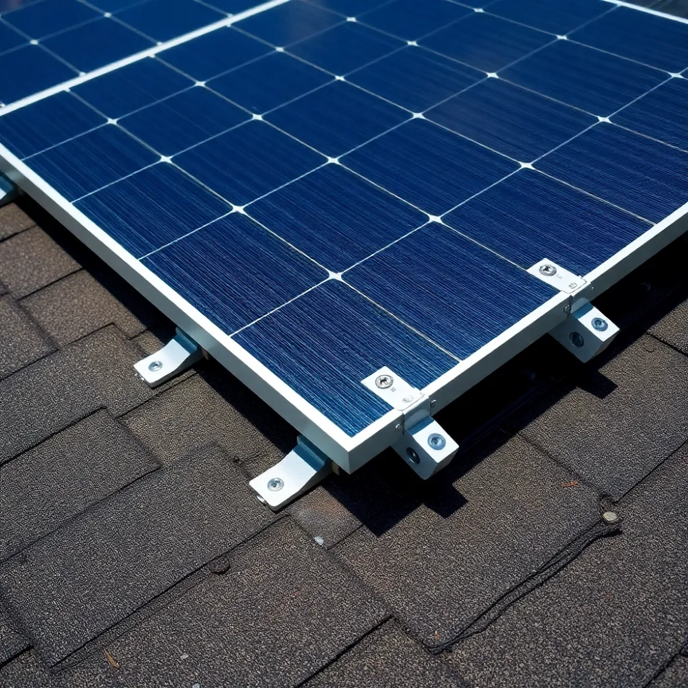 Montaż paneli fotowoltaicznych na dachu z papy