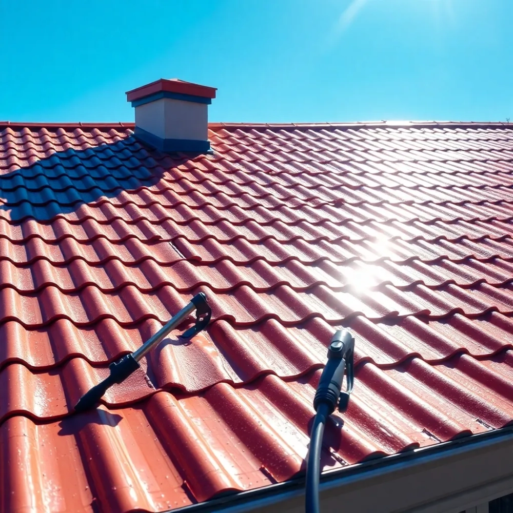 Mycie dachu cena za m2