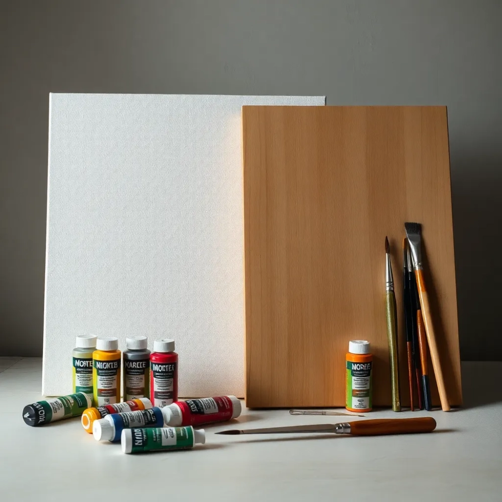 Na czym malować farbami olejnymi