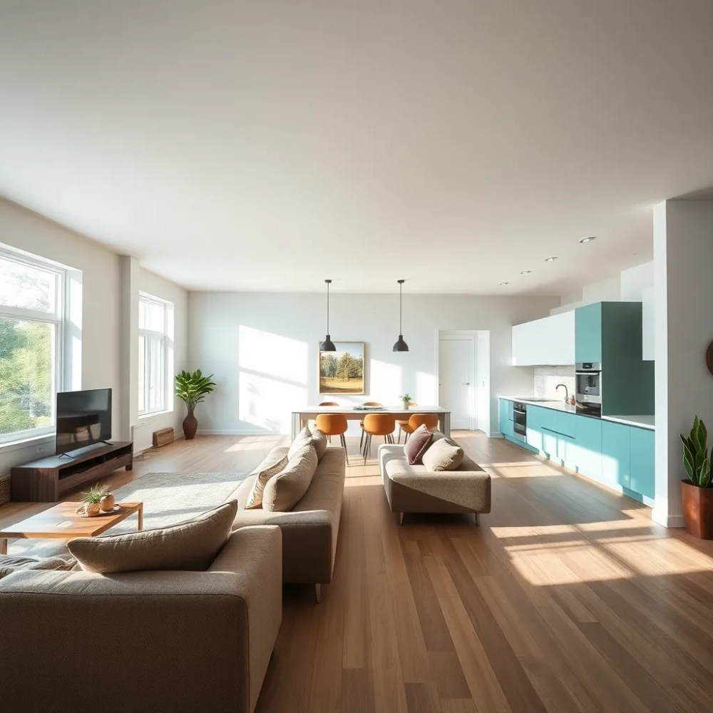 Na jaki kolor pomalować salon z aneksem