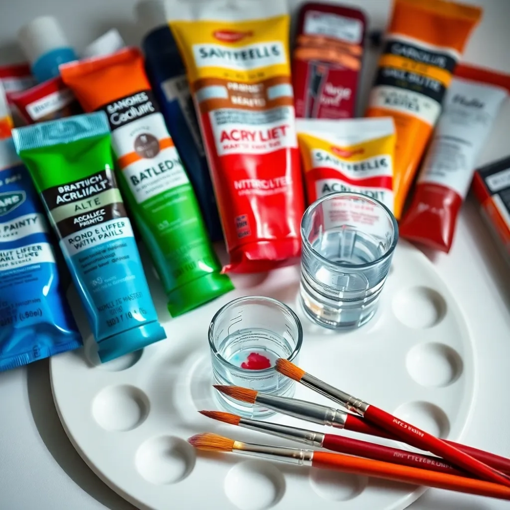Najlepsze farby akrylowe do malowania obrazów