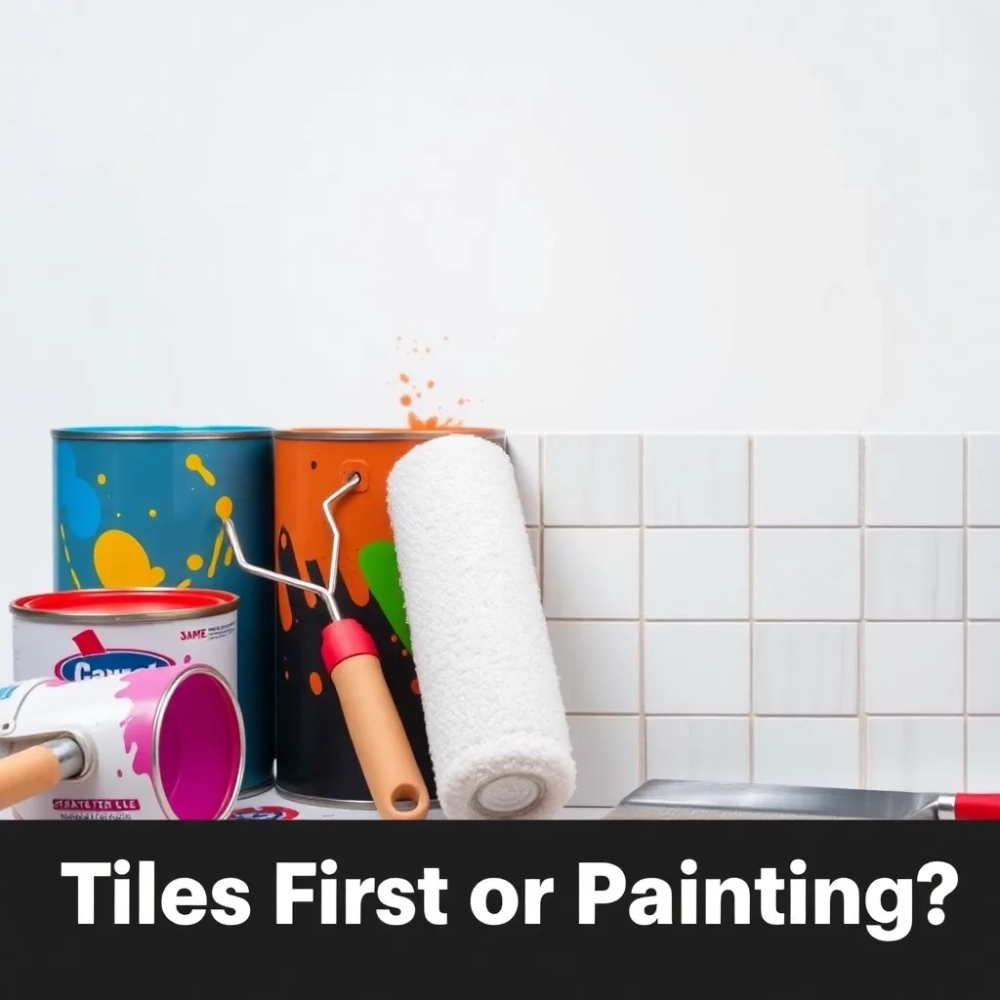 Najpierw płytki czy malowanie