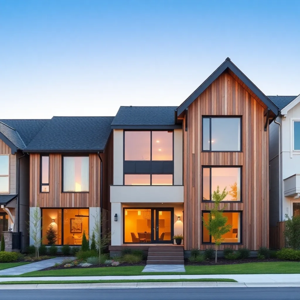 Nowoczesne domy z dachem dwuspadowym