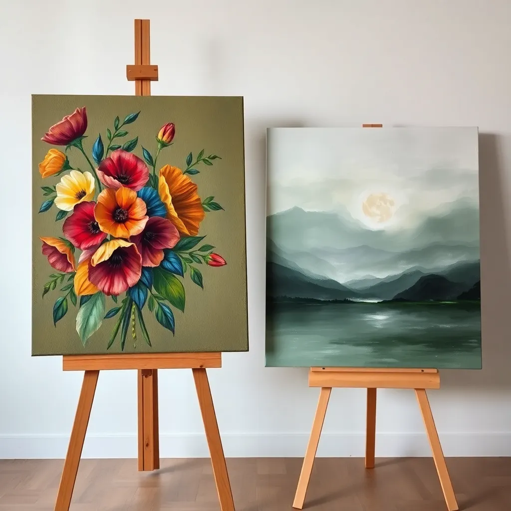 Obrazy ręcznie malowane na płótnie