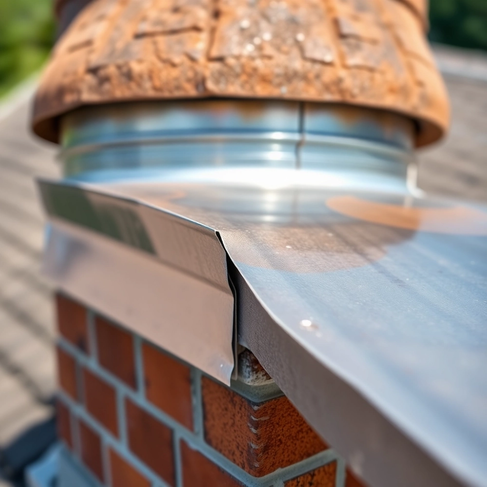 Obróbka Komina Blachą Płaską