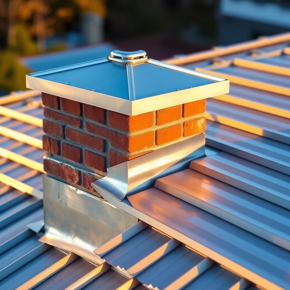 Obróbka Komina Blachodachówka