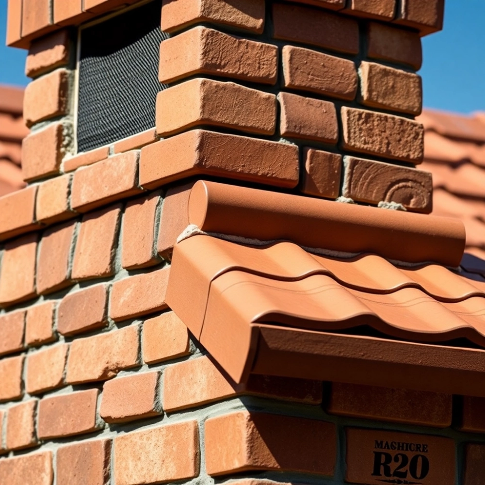 Obróbka Komina Dachówką