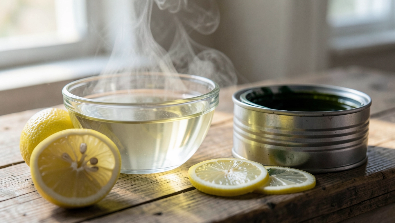 Ocet i cytryna przeciw zapachowi farby