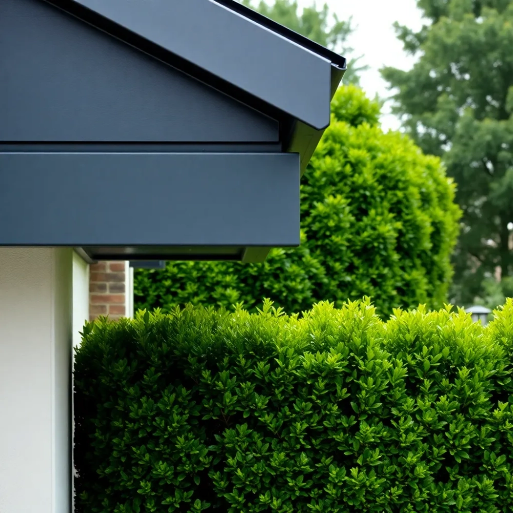 Okap dachu a granica działki