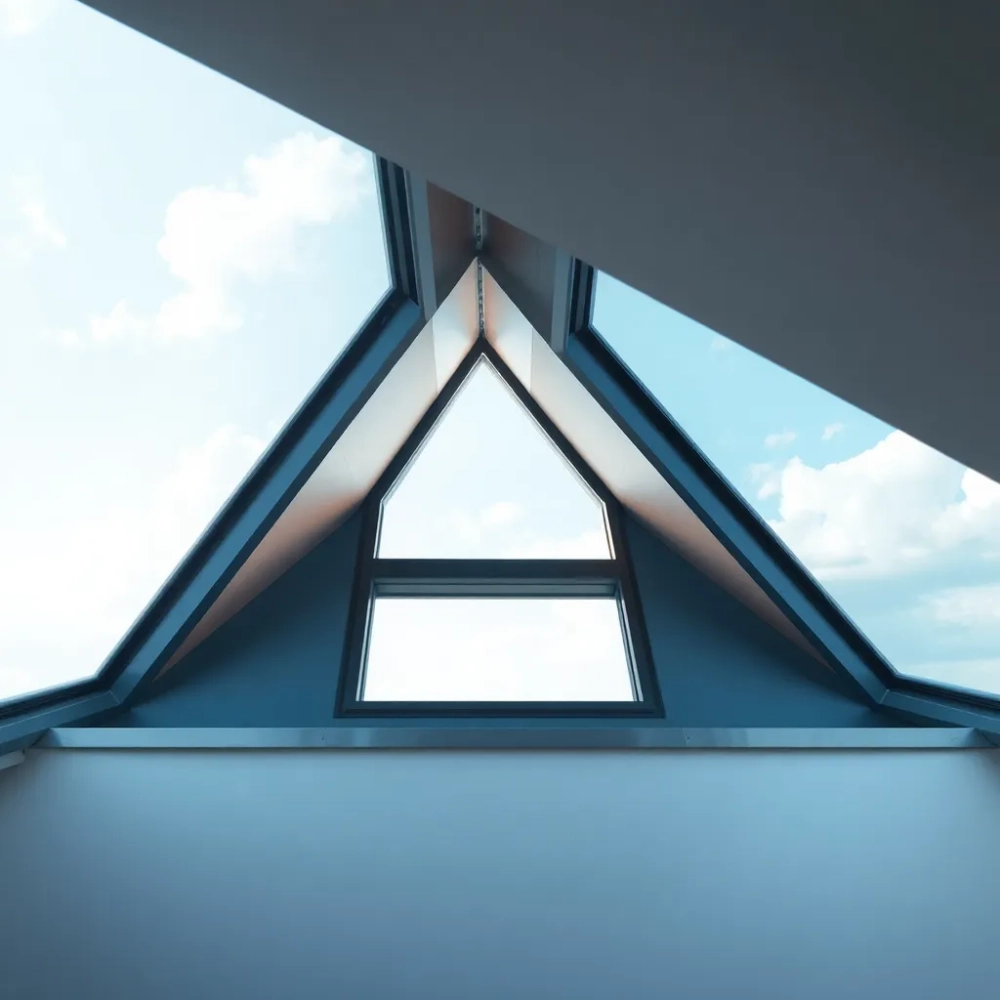 Okno dachowe w stropodachu