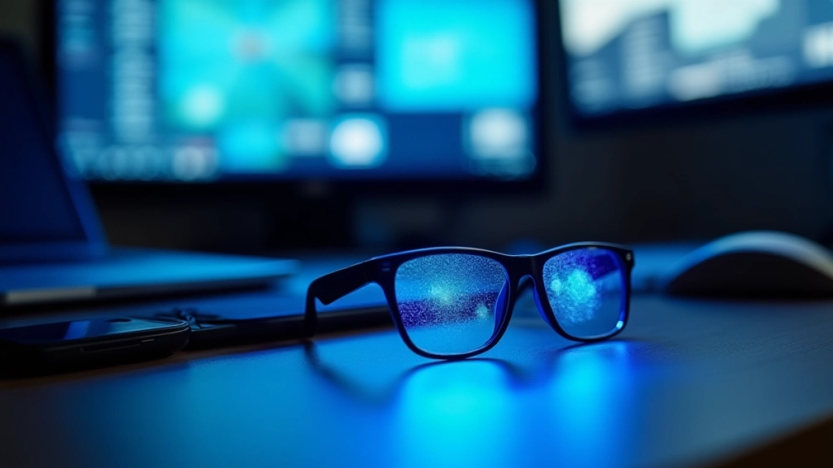 Okulary z filtrem światła niebieskiego na co dzień