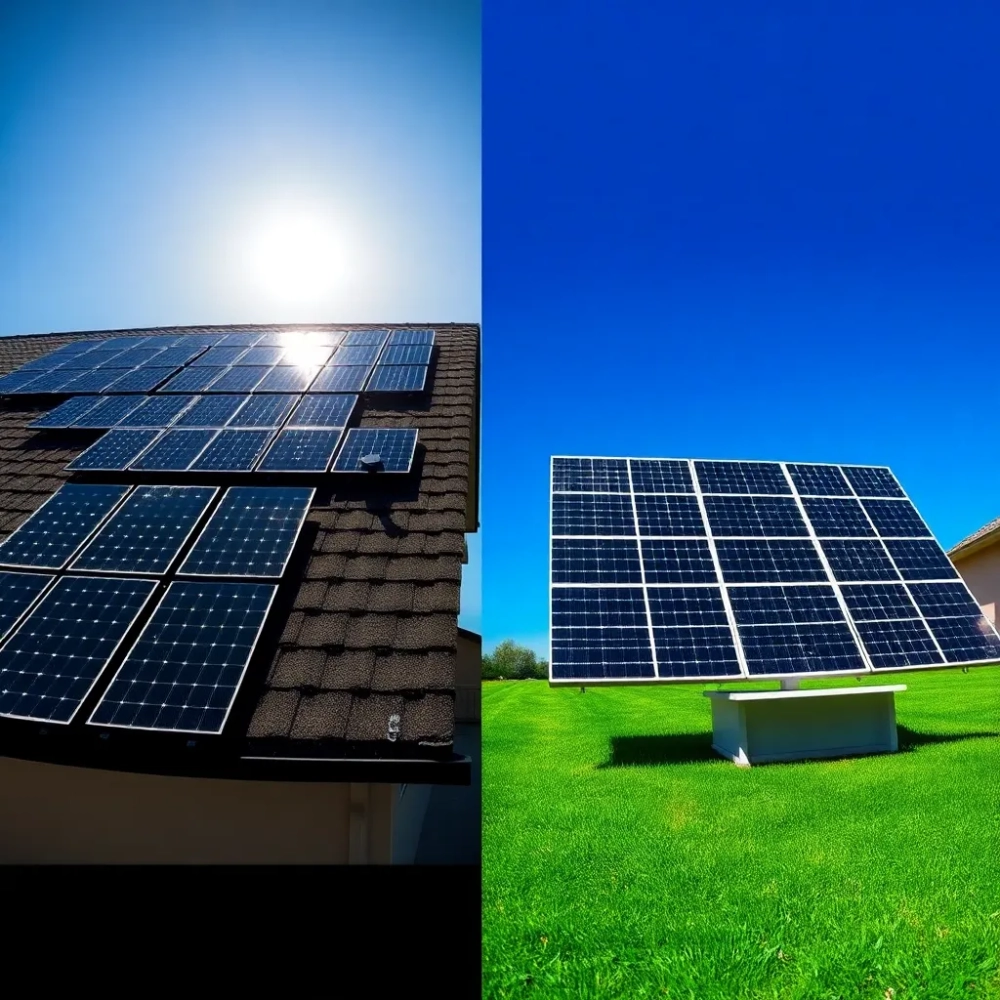 Panele na dachu czy na gruncie