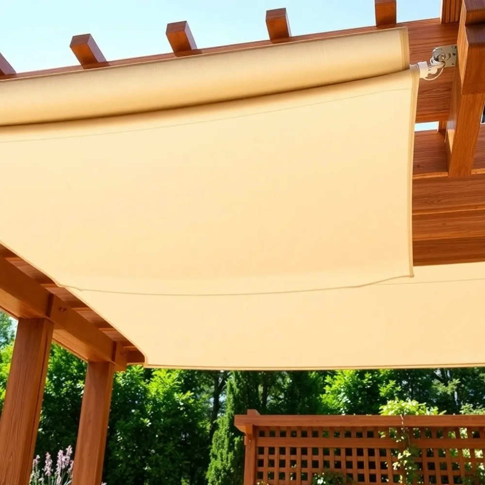 Pergola Drewniana z rozsuwanym dachem