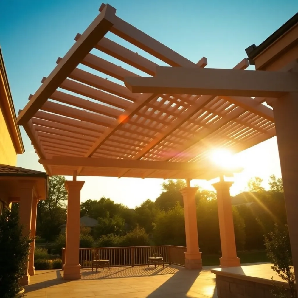 Pergola z otwieranym dachem