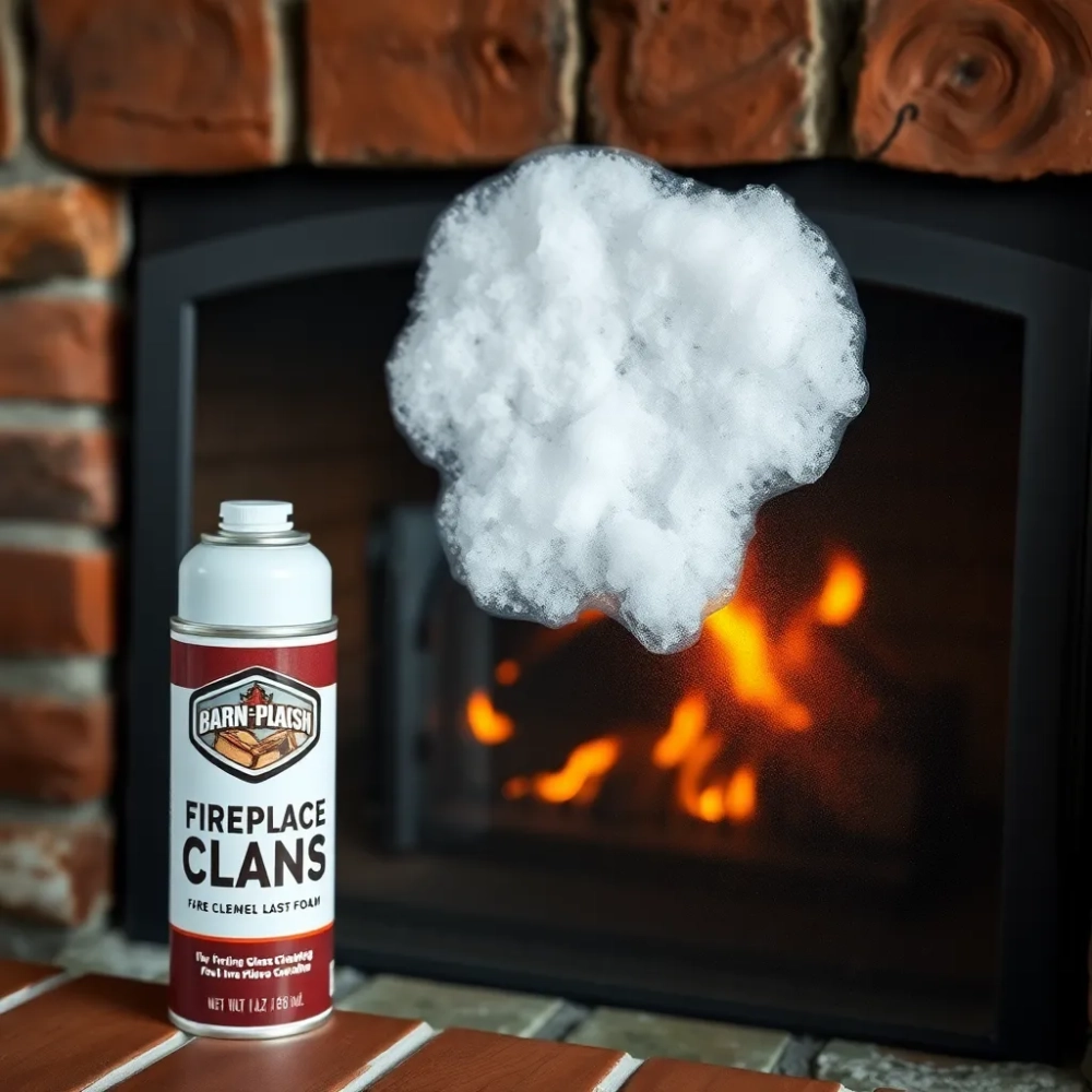 Pianka do czyszczenia szyb kominkowych