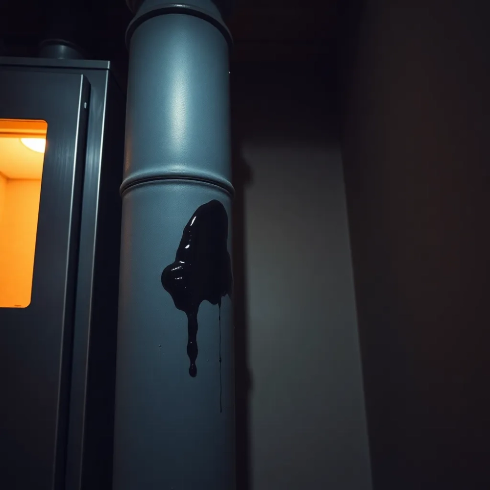 Piec na pellet woda w kominie