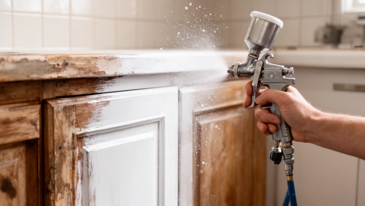 PISTOLET do malowania mebli kuchennych