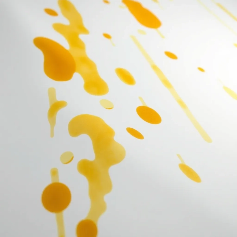 Plamy na membranie dachowej