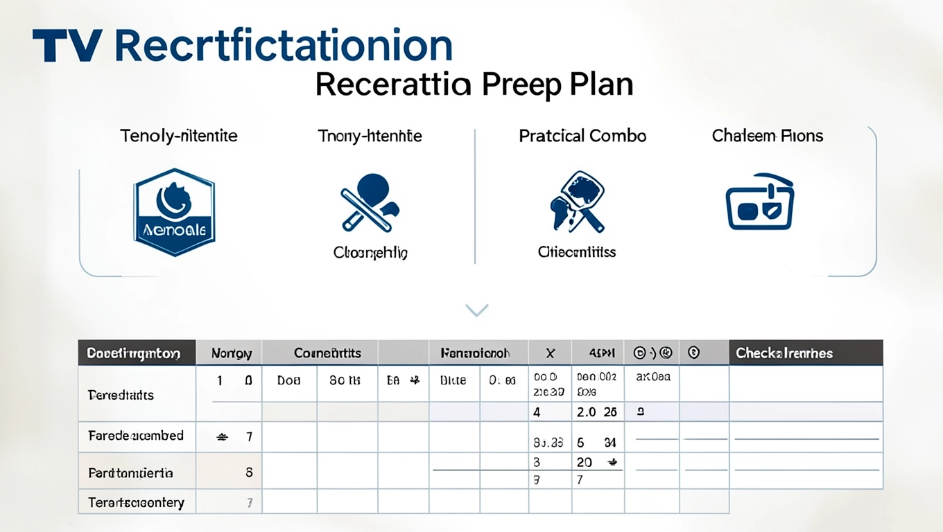 Plan przygotowania do egzaminu TÜV