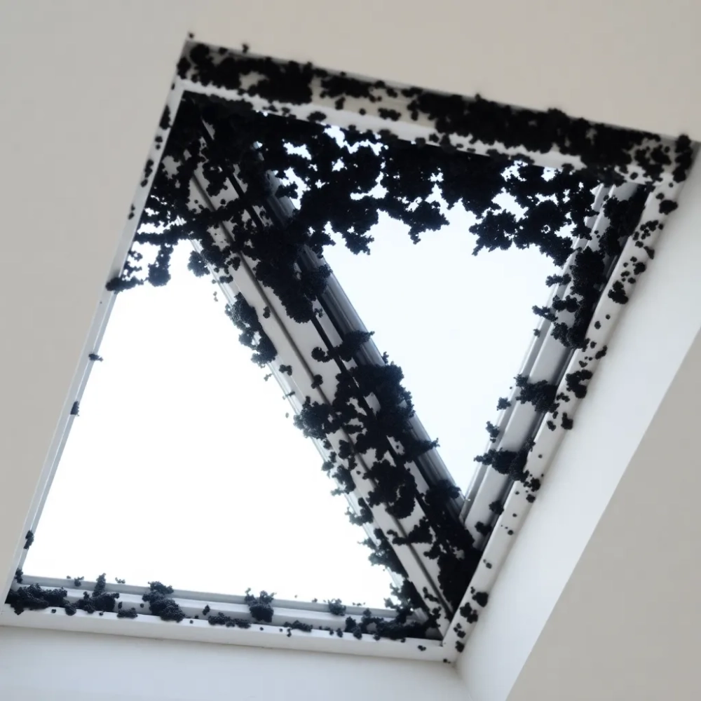 Pleśń na oknach dachowych jak usunąć