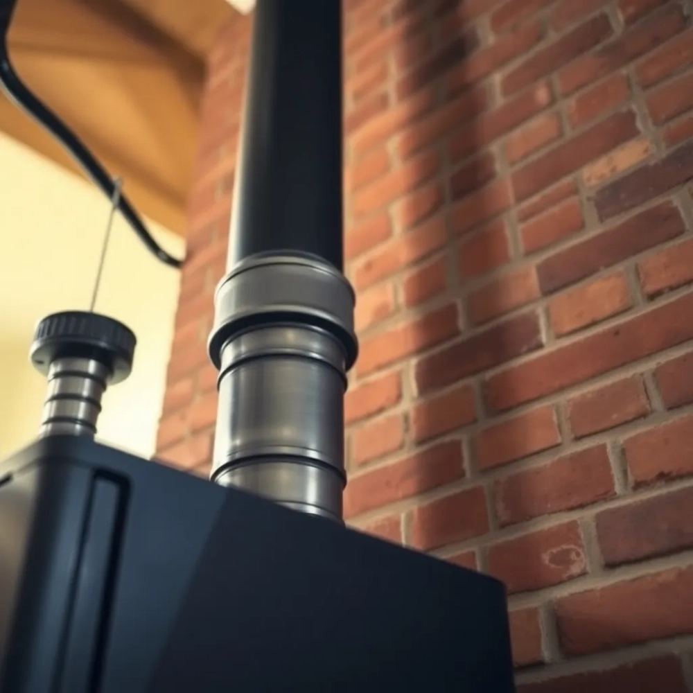 Podłączenie pieca węglowego do komina