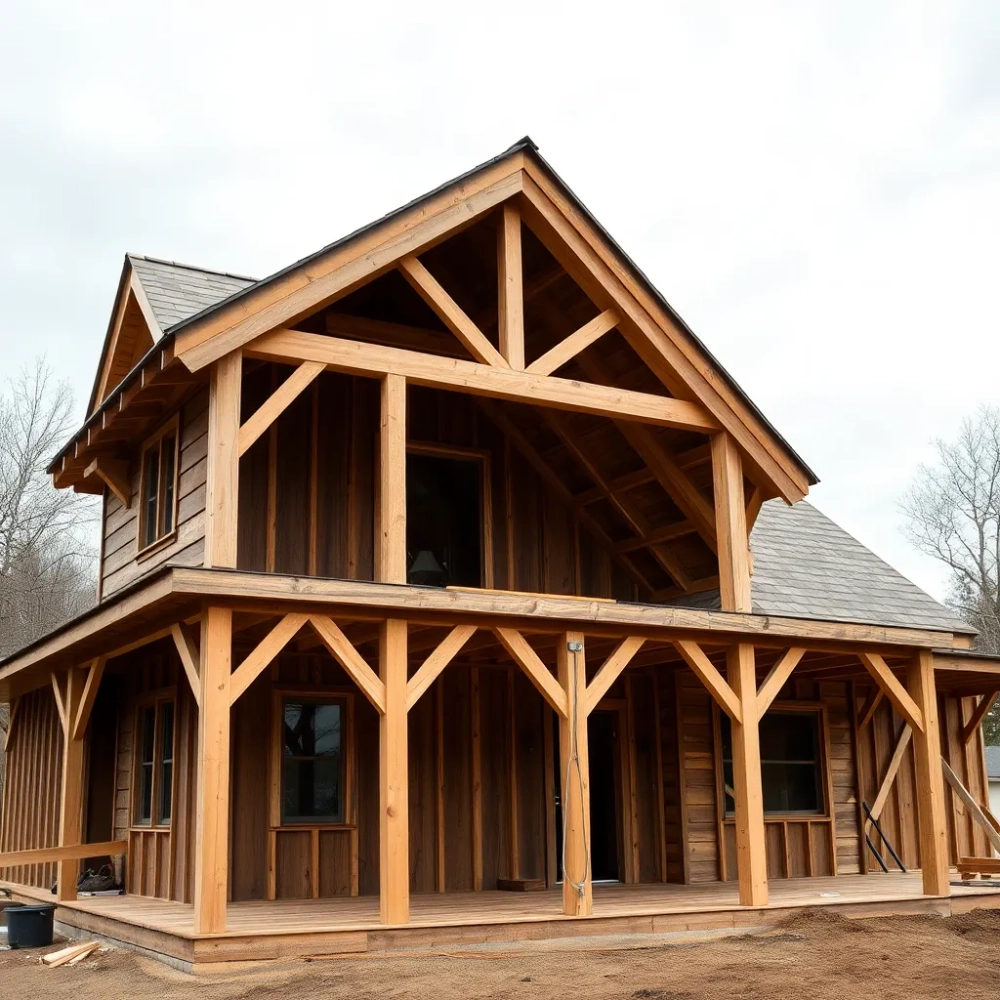 Podniesienie dachu w domu drewnianym