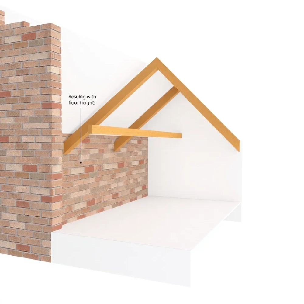 Podniesienie ścianki kolankowej a kąt nachylenia dachu