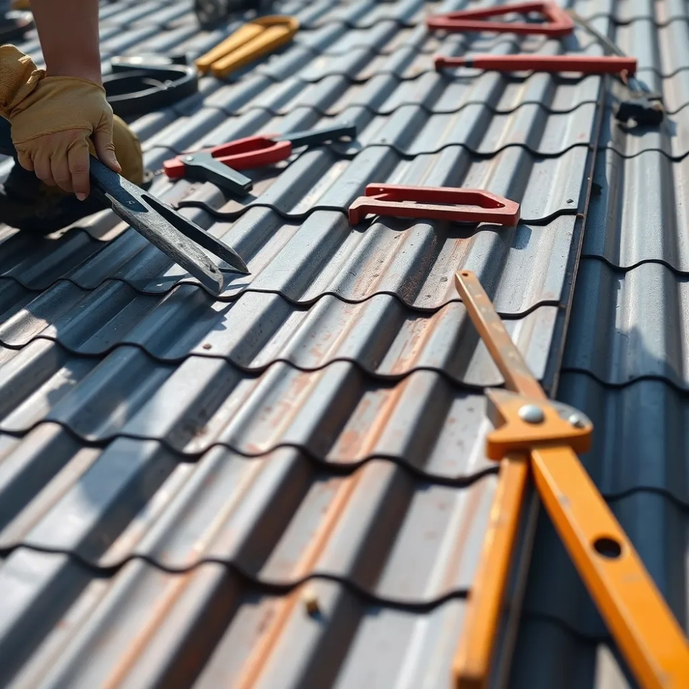 Pokrycie dachu blacha trapezowa cena robocizny