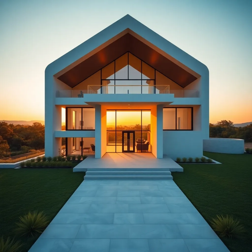 projekty domów z płaskim dachem