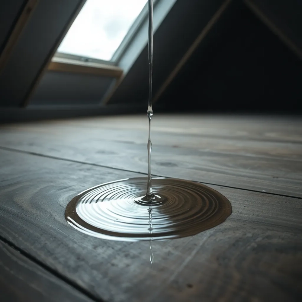 Przeciekający dach na ostatnim piętrze