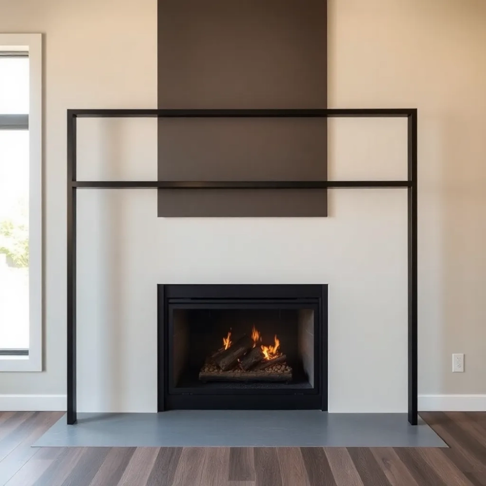 Ramka stalowa do kominka na wymiar