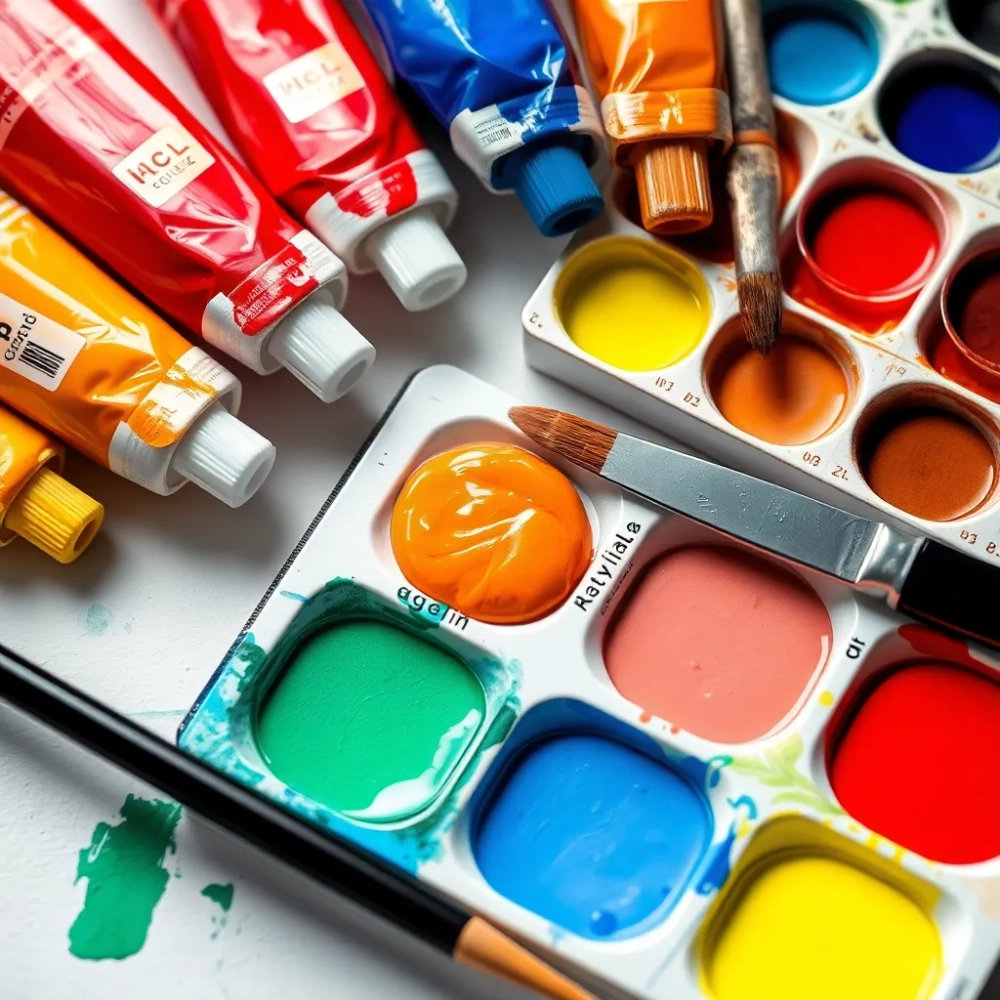 Rodzaje farb do malowania obrazów