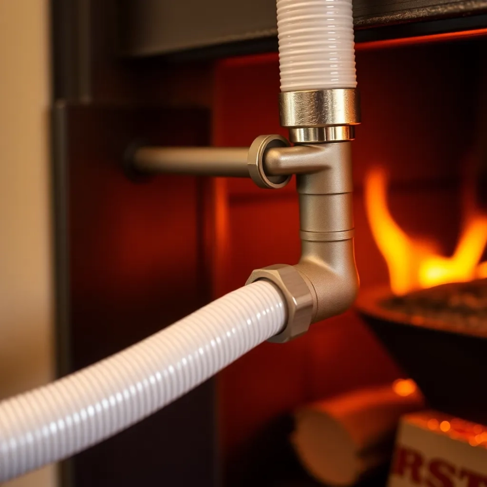 Rura pex do kominka z płaszczem wodnym