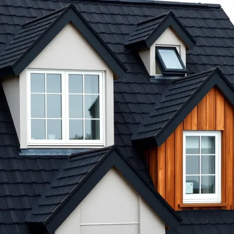 Antracytowy dach Jakie okna