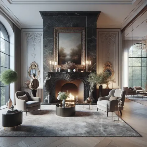 Aranżacja Ściany Z Kominkiem