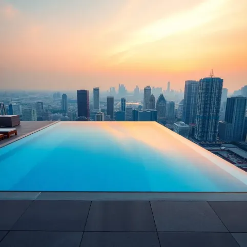 Bangkok Hotel z basenem na dachu