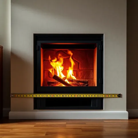 Biokominek ile od podłogi