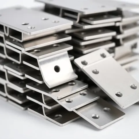 Blaszki do mocowania szyby kominkowej